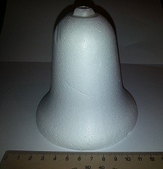 <p>Polystyrenový zvonek 11x10cm.</p><p></p>