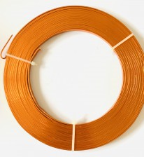 Hliníkový pásek 5mm x 1mm - 10m ORANGE