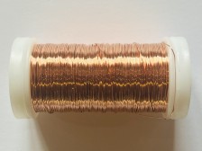 Měděný drát NELAKOVANÝ 0,3mm - 100g (150m)