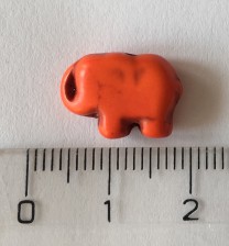 Slon howlit oranžový