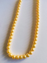 Voskové perly 6mm zlatá