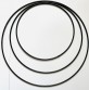 Kovový dekorační kruh černý 20cm